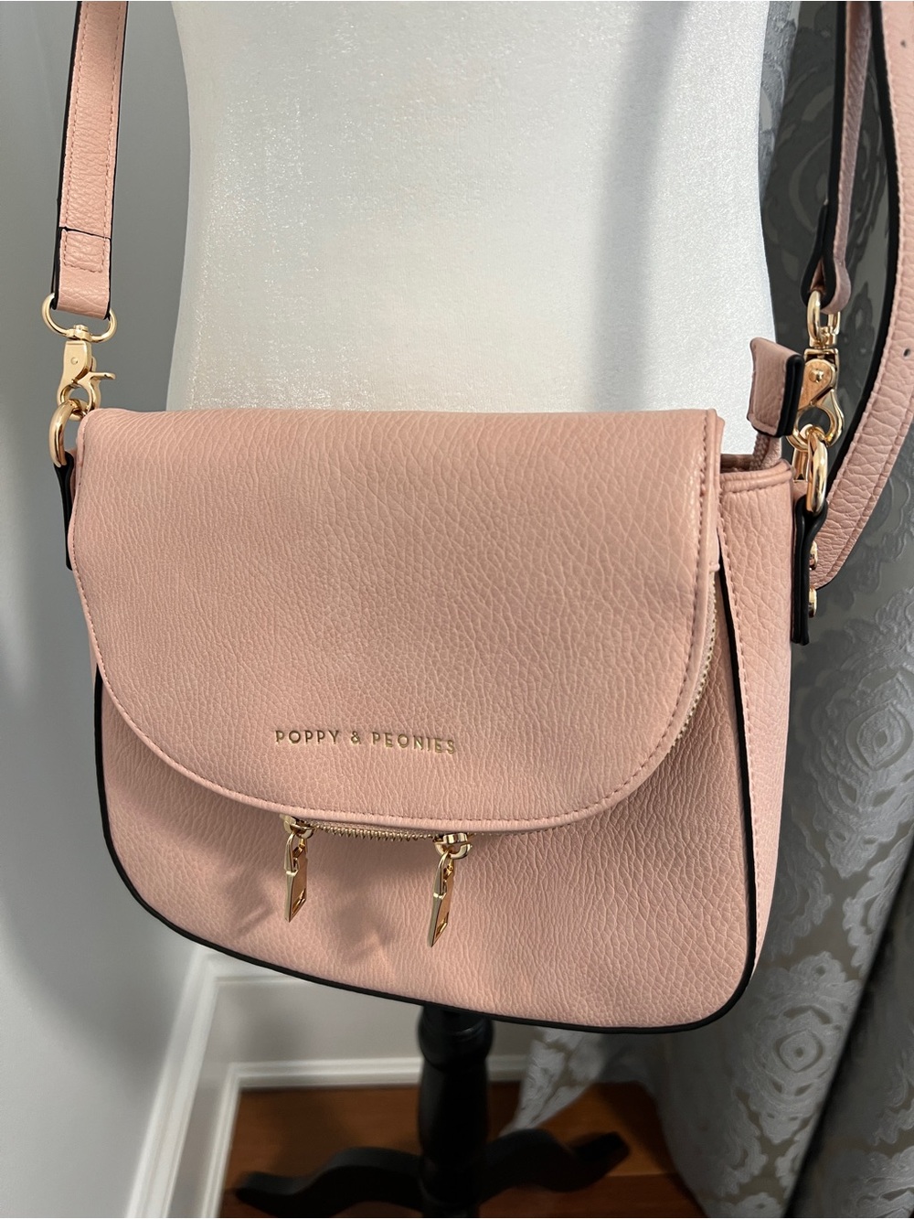 Poppy & Peonies Mini Downtown Crossbody Bag